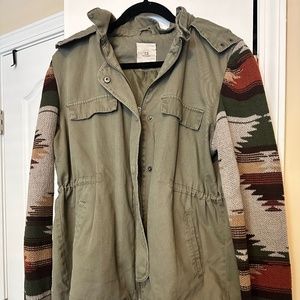 Green western army jacket